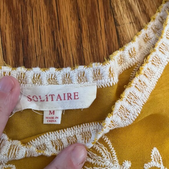 Anthropologie Embroidered Top - Solitaire - Picture 3 of 3